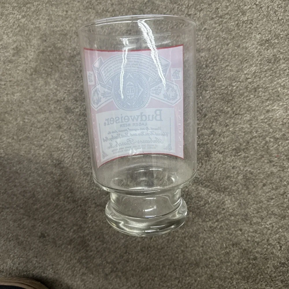 Vintage Budweiser Beer Glass Tankard Large‎ 32oz BIG